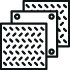 sheets of different types of metal icon