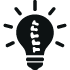 lightbulb with spine representing chiropractic care education