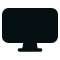 Desktop computer icon illustration