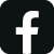 small black Facebook icon