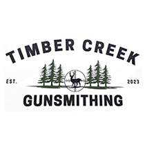 logo for Timber Creek Gunsmithing on white background
