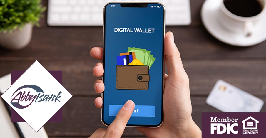 mobile screen showing a Digital Wallet