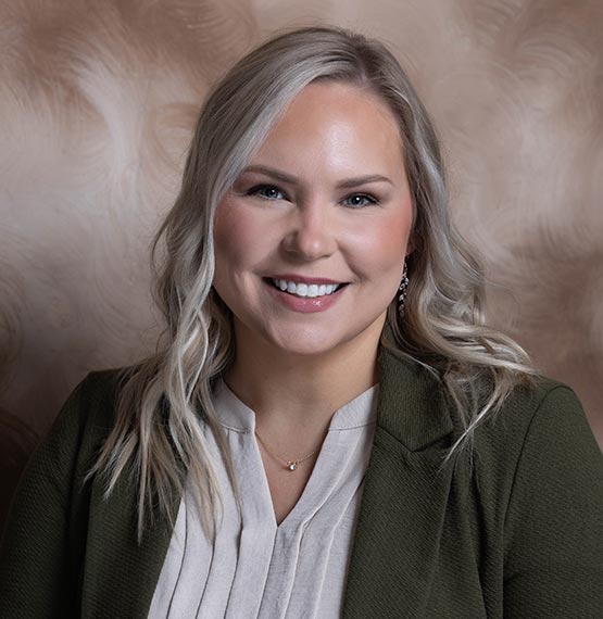 Megan Mayer, Mortgage Loan Officer for AbbyBank in Abbotsford and Medford.