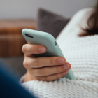 Woman using mobile phone