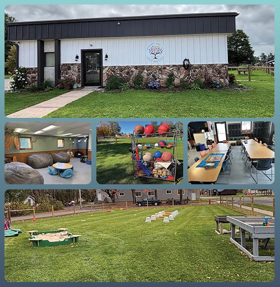 collage of images showing various outdoor and indoor photos of Grandma's Care LLC in Rib Lake, Wisconsin