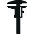 icon of a caliper representing precision