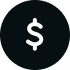 dollar sign icon illustration