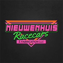 Nieuwenhuis Racecars & Fabrication logo on black background