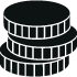 icon of three coins stacked